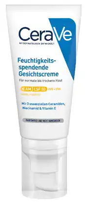 Super-Preis CeraVe Feuchtigkeitsspendende Gesichtscreme LSF 50 (52 ml)
