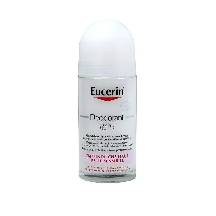 Neu Im Sortiment Eucerin 24 h Deodorant Roll-on Empfindliche Haut