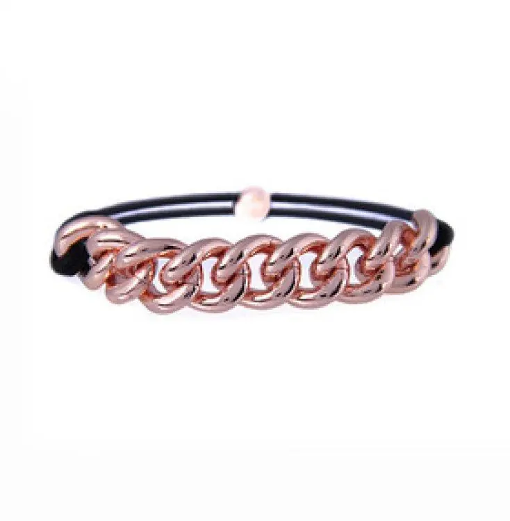 Neu Im Sortiment TASSEL Chained Elastic Rose Gold