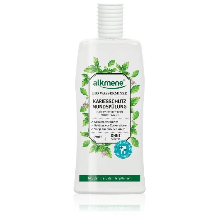 Preisknaller alkmene Bio Wasserminze Mundspülung