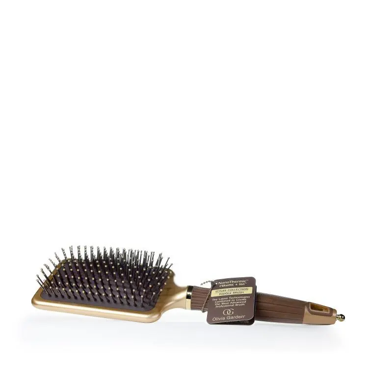 Olivia Garden Ceramic + Ion Nano Thermic Paddle Brush Mega-Angebot