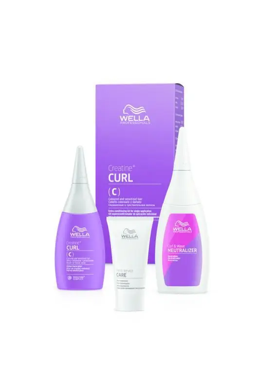 Preis Gesenkt Wella Creatine Curl (C) Set für eine Komplettanwendung