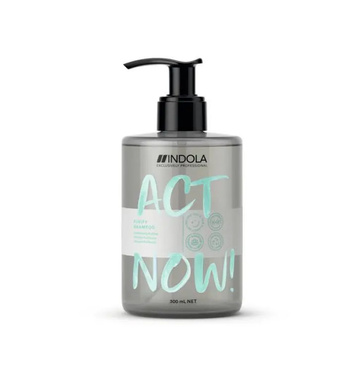 Solange Der Vorrat Reicht Indola Act Now! Purify Shampoo