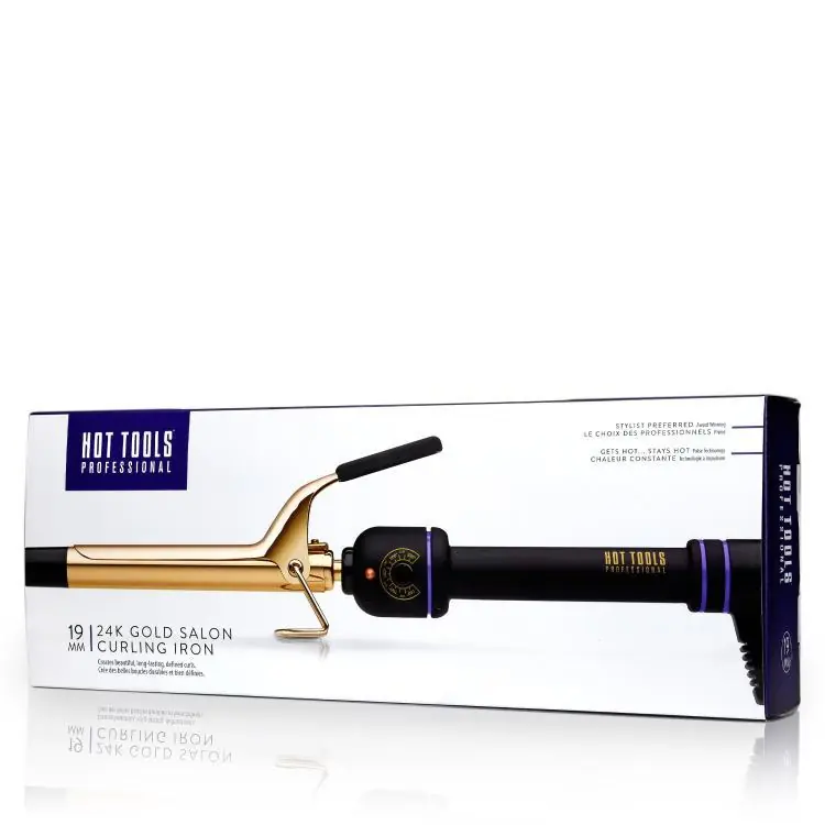 Neue Kollektion Hot Tools Professional 24K Gold Salon Curling Iron 19 mm