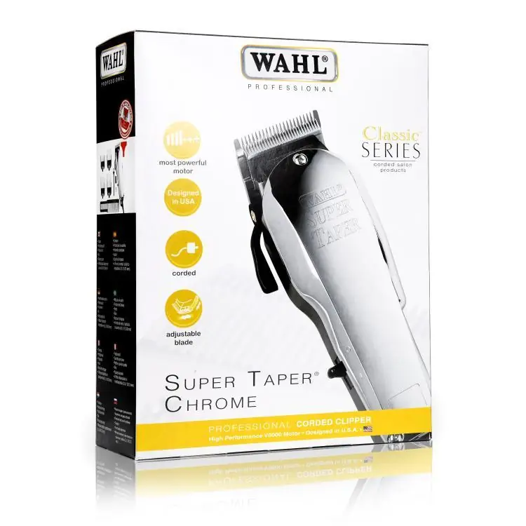 Wahl Super Taper Haarscheidemaschine Chrome Abverkauf