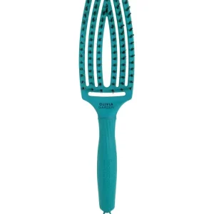 Olivia Garden Fingerbrush Combo blue lagoon Medium, 6-reihig Preis Gesenkt