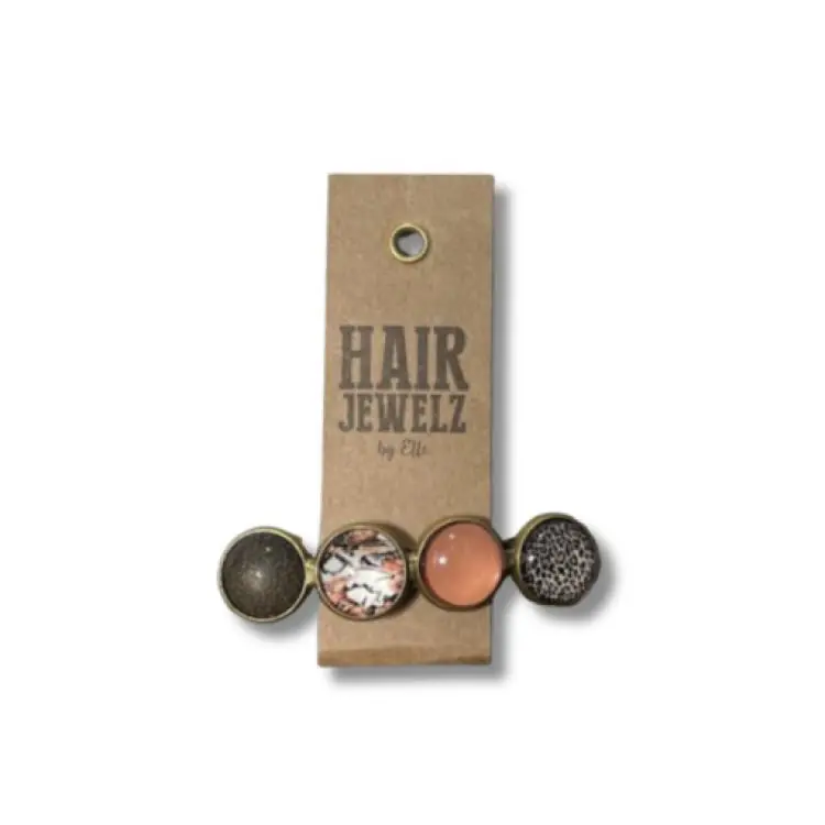 Schnäppchen Hairjewelz by Elle Haarspange Original Animal Rose