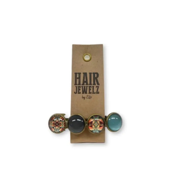 Hairjewelz by Elle Haarspange Original Retro Damask Garantierte Lieferung