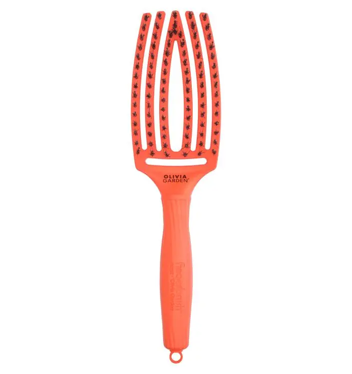 Solange Der Vorrat Reicht Olivia Garden Fingerbrush Combo orange dream Medium, 6-reihig