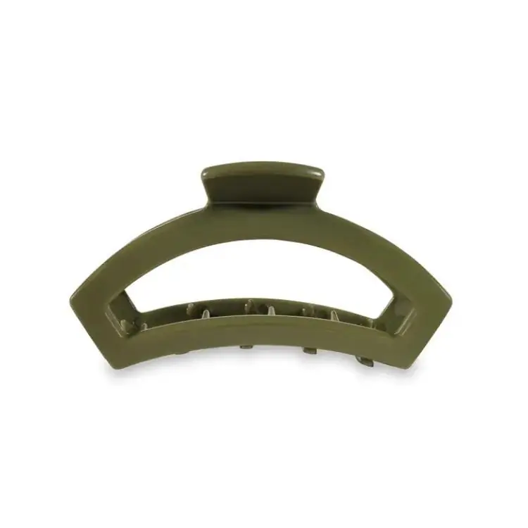 Teleties Open Hair Clip Olive medium Angebot