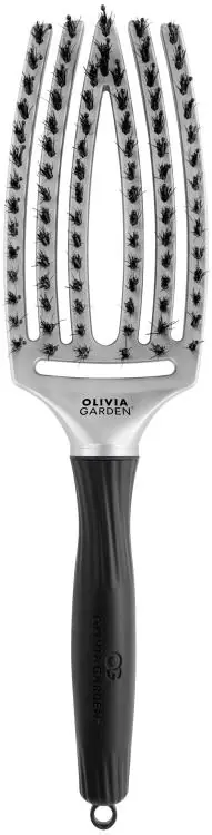 Olivia Garden Fingerbrush Combo Medium Silver Expressversand