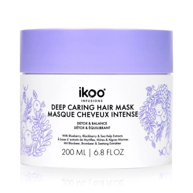 Solange Der Vorrat Reicht Ikoo deep caring hair mask detox & balance
