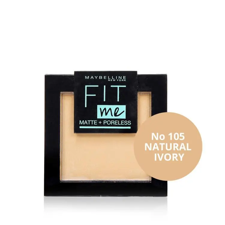 Maybelline Fit me Matte & Poreless Puder 105 Natural Ivory Beliebt