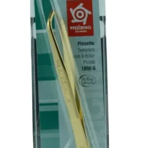 Pfeilring Pinzette 1850 G vergoldet geknickt 9cm Online Kaufen