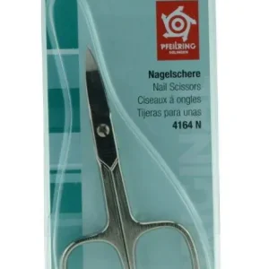 Saisonangebot Pfeilring Nagelschere 4165- 9 cm gebogen, vernickelt