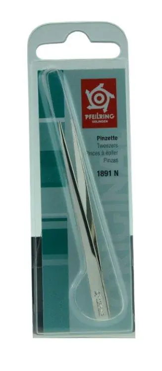 Pfeilring Pinzette 1891 N spitz vernickelt Saisonangebot
