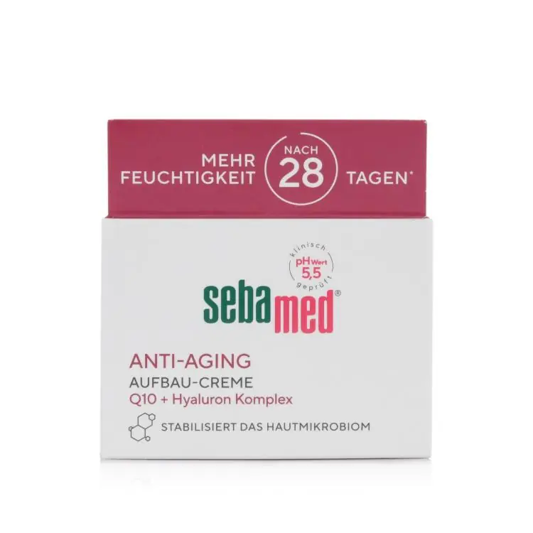 Geprüft Sebamed ANTI-AGEING Aufbaucreme Q10 + Hyaluron Komplex