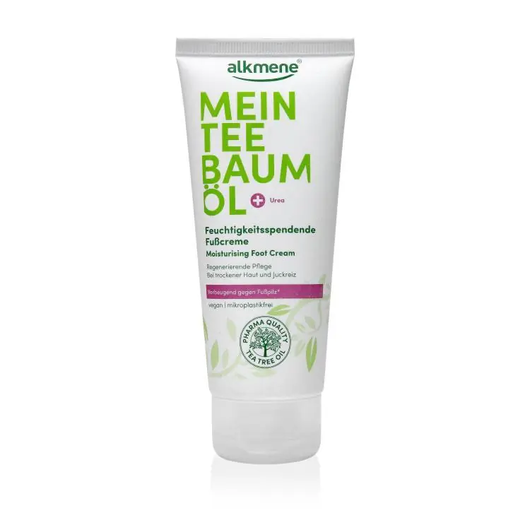 Sonderangebot alkmene Teebaumöl Fußcreme feuchtigkeitsspendend