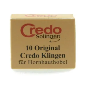 Credo Solingen 10 original Hornhauthobel Klingen Neu