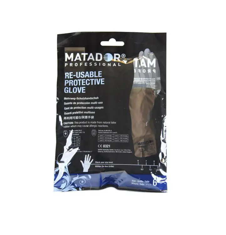 Matador Friseur-Handschuhe Größe 6 Zertifiziert