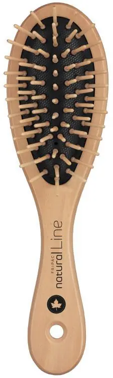 Neu Fripac Natural Line Ahornbürste oval, 7-reihig