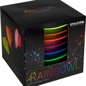 Bestpreis Efalock Färbeschale transp. Set 6 Farben 250 ml