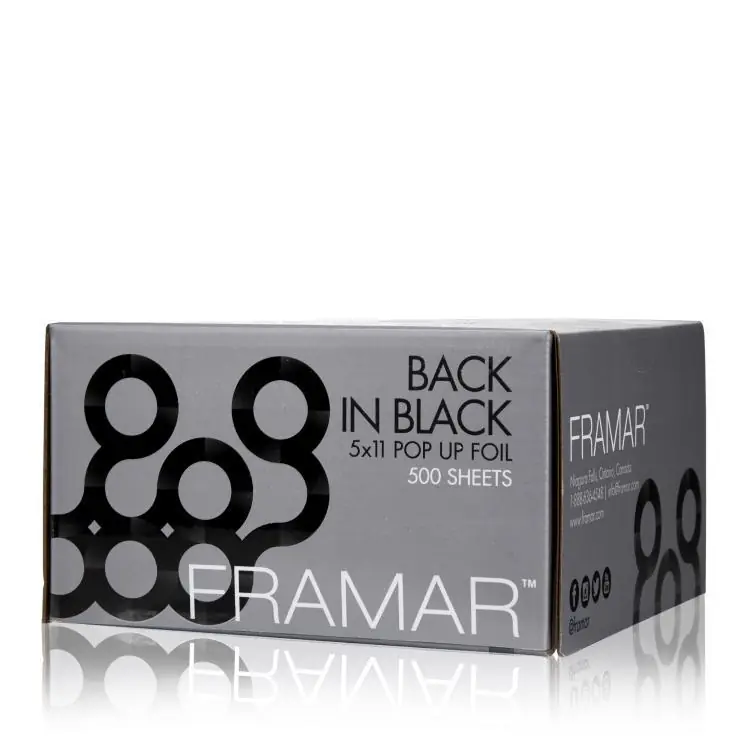 Framar Black in Black 5 x 11 cm Pop Up Foil Top-Preis