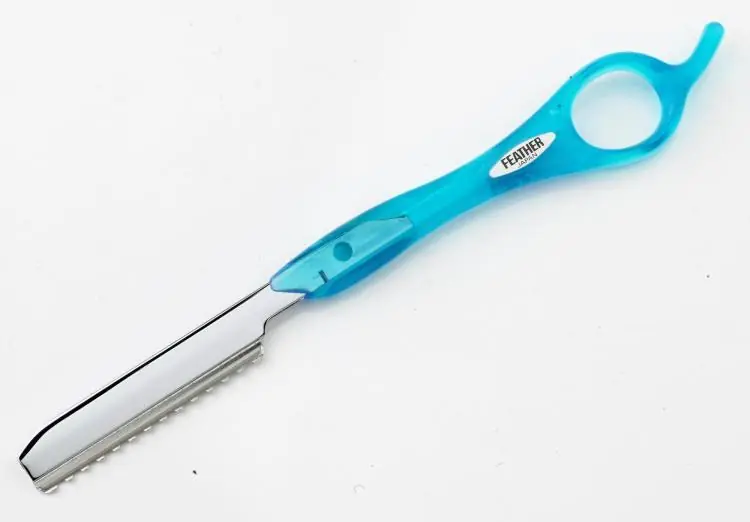 Feather Razor Rasiermesser aqua blue Neuheit