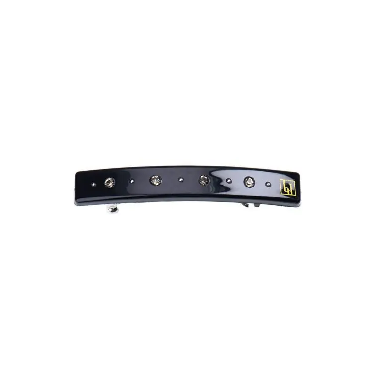 Neue Kollektion Bon Dep Small Hair Clip 5,5cm Swarovski Black