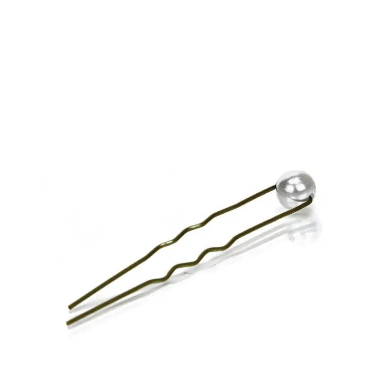 Top-Preis Eurostil Haarnadel bronze mit Perle groß