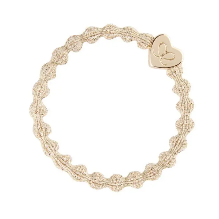 Jetzt Kaufen ByEloise London Metallic Gold Heart gold