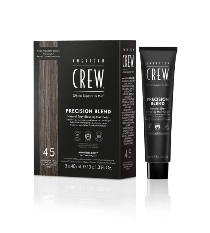 Neue Ware American Crew Precision Blend 4-5 Natural Braun (3x40ml)