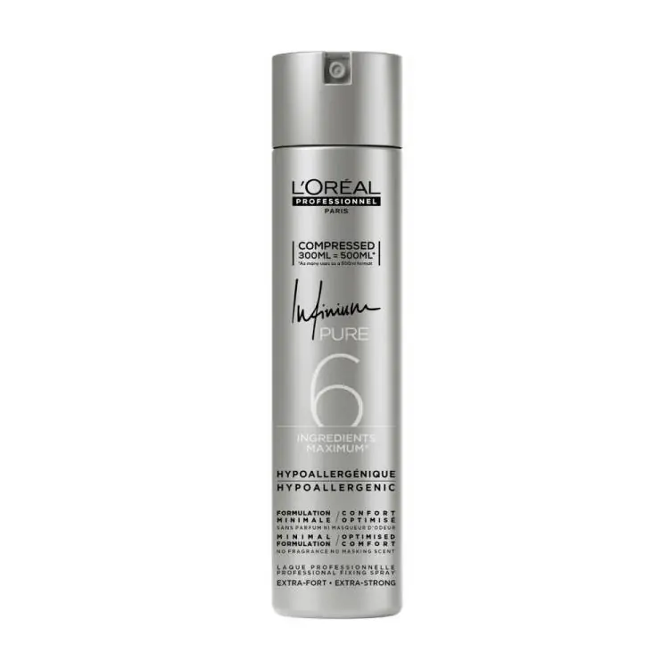 Must-Have Loreal Infinium Pure Hypoallergenic compressed Haarspray Extra-Strong