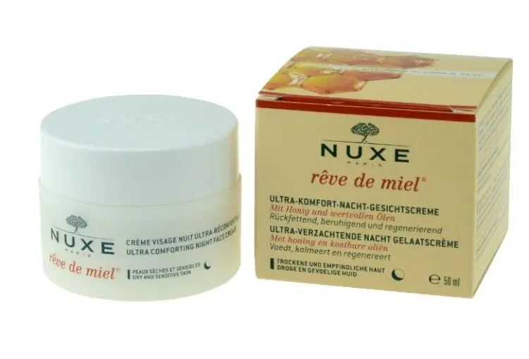 Nuxe reve de miel Ultra-Komfort-Nacht-Gesichtscreme Meistverkauft