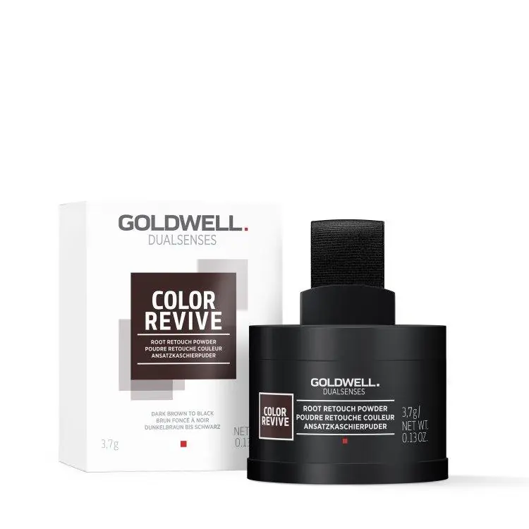 Goldwell Dualsenses Color Revive Ansatzkaschierpuder Dark Brown to Black Zertifiziert