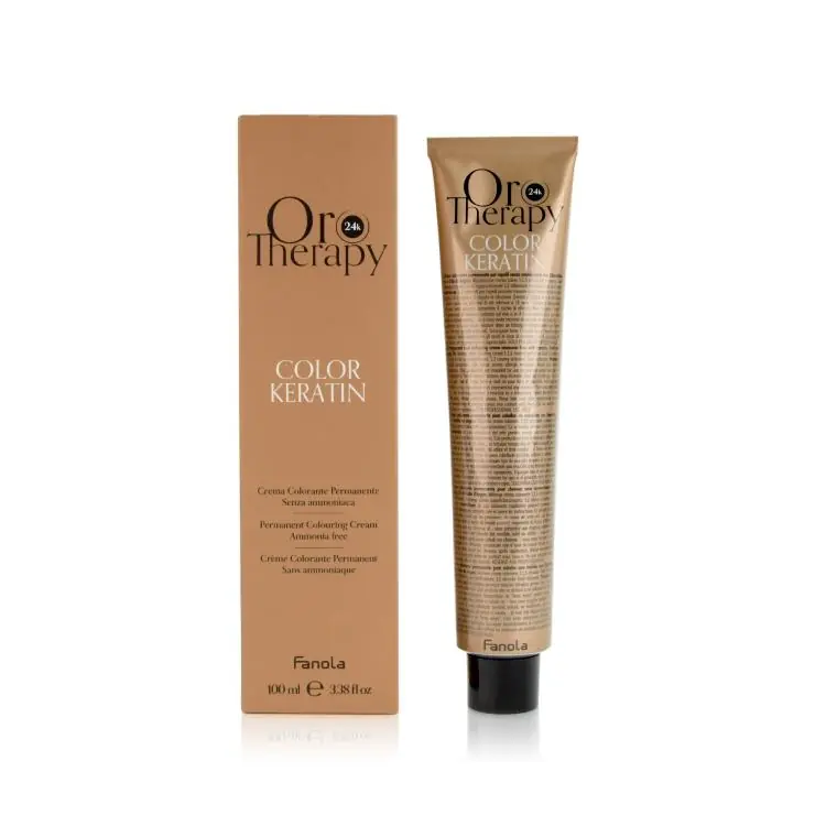 Schneller Versand Oro Therapy Keratin Color 5.1 Hellbraun Asch