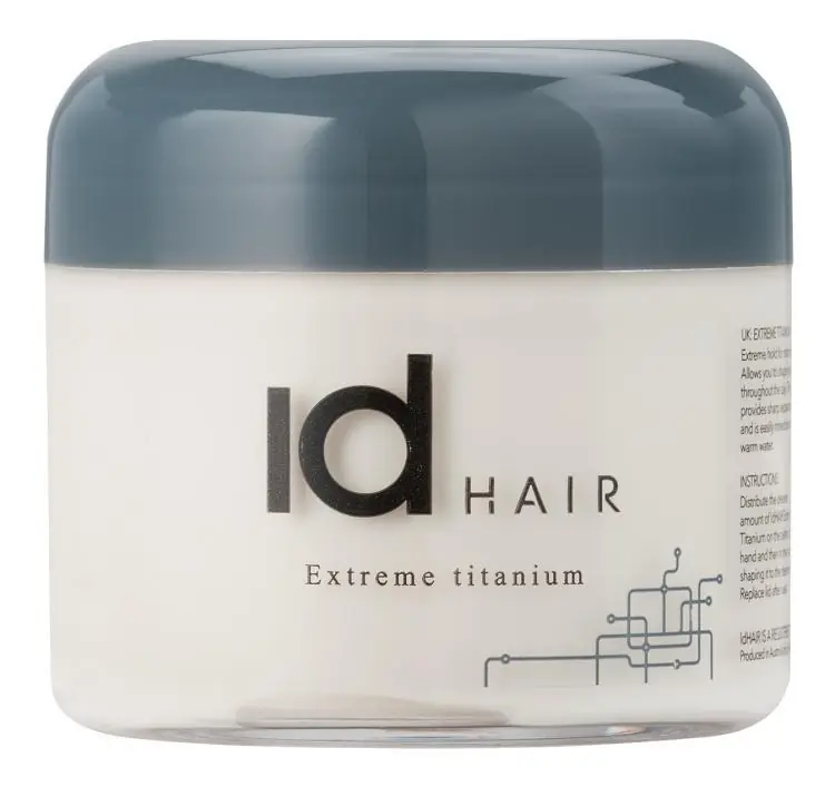 Sichere Zahlung id Hair Etreme Titanium Haarwachs