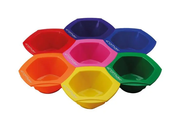 Aktuell Comair Färbeschalen Rainbow medium