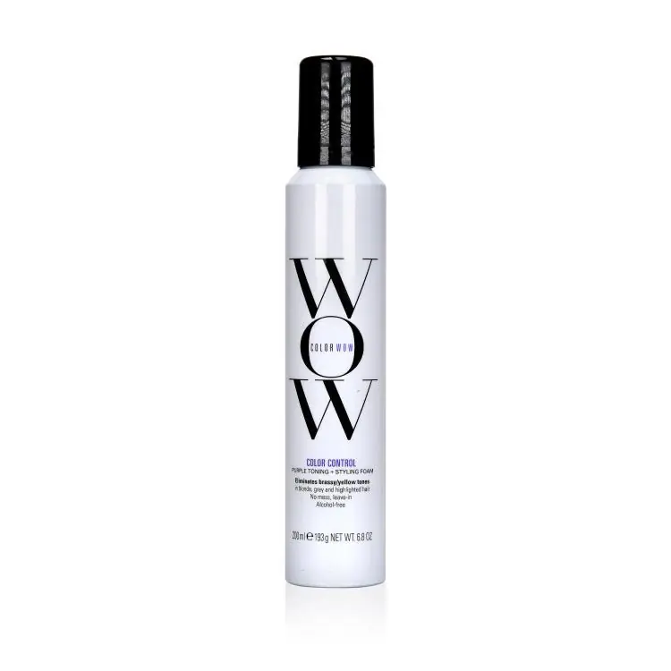 Zertifiziert Color Wow Color Control Purple Toning + Styling Mousse