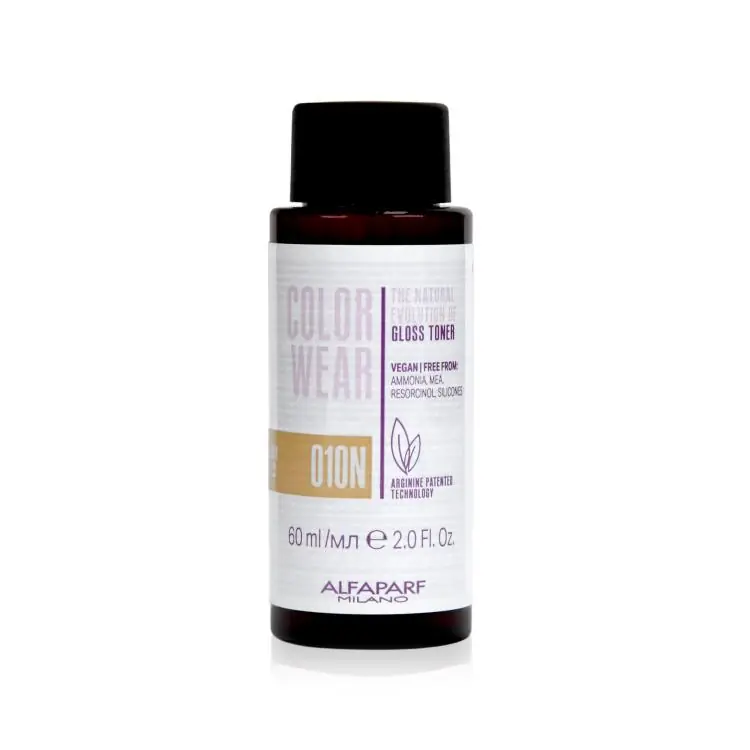 Alfaparf Color Wear Gloss Toner 010N Soft Lightest Natural Blonde Nur Für Kurze Zeit
