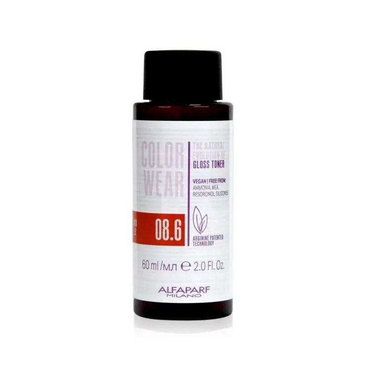 Alfaparf Color Wear Gloss Toner 08.6 Soft Light Red Blonde Finale Aktion