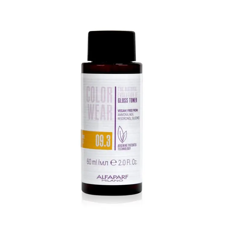Alfaparf Color Wear Gloss Toner 09.3 Soft Very Light Golden Blonde Meistverkauft