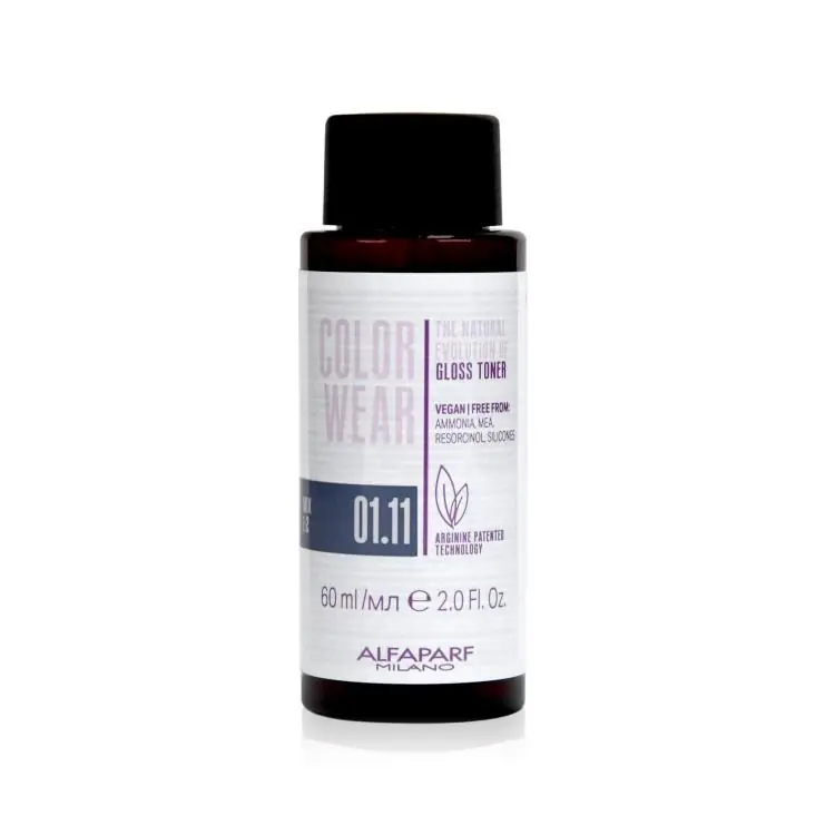 Neue Kollektion Alfaparf Color Wear Gloss Toner 01.11 Soft Blue Black