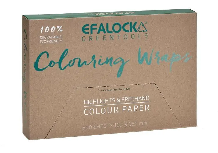 Efalock Green Tools Coloring Wraps Strähnenpapier 110 x 160mm Garantierte Lieferung