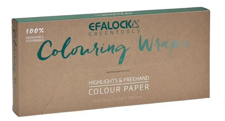 Must-Have Efalock Green Tools Coloring Wraps Strähnenpapier 110 x 240mm
