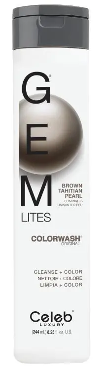 Nur Für Kurze Zeit Celeb LUXURY GEM LITES Colorwash Brown Tahitian Pearl
