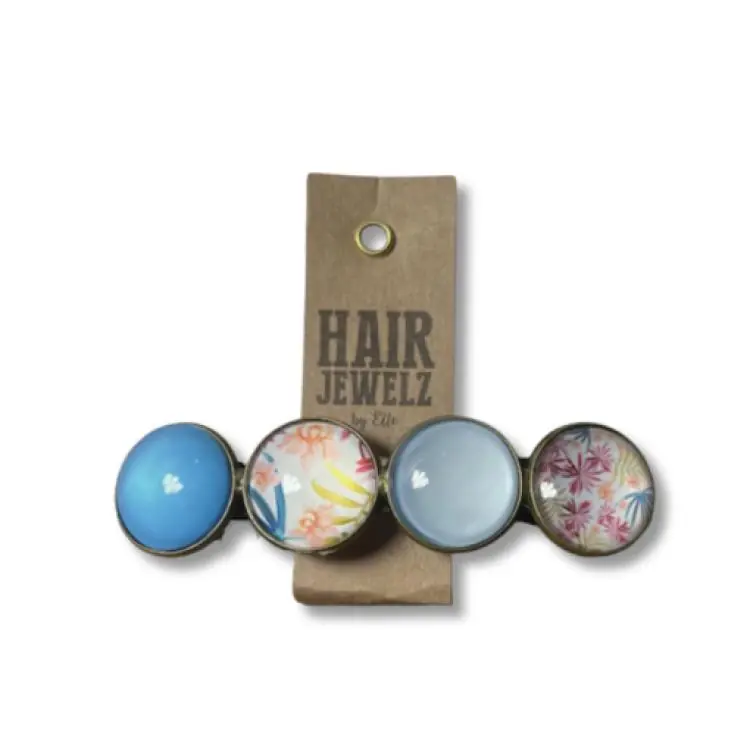 Hairjewelz by Elle Haarspange XL Ocean Sky Echt