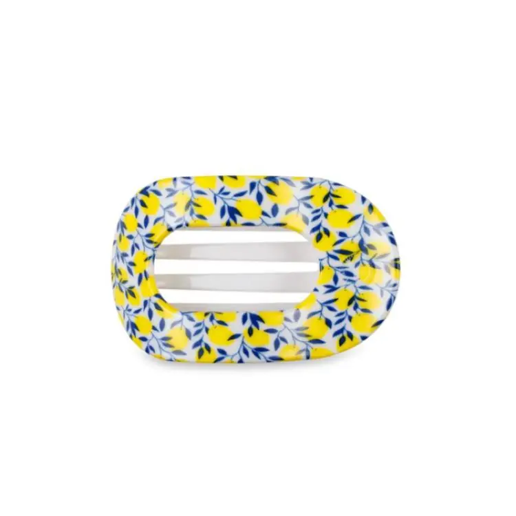Top-Preis Teleties Flat Round Clip klein Limoncello