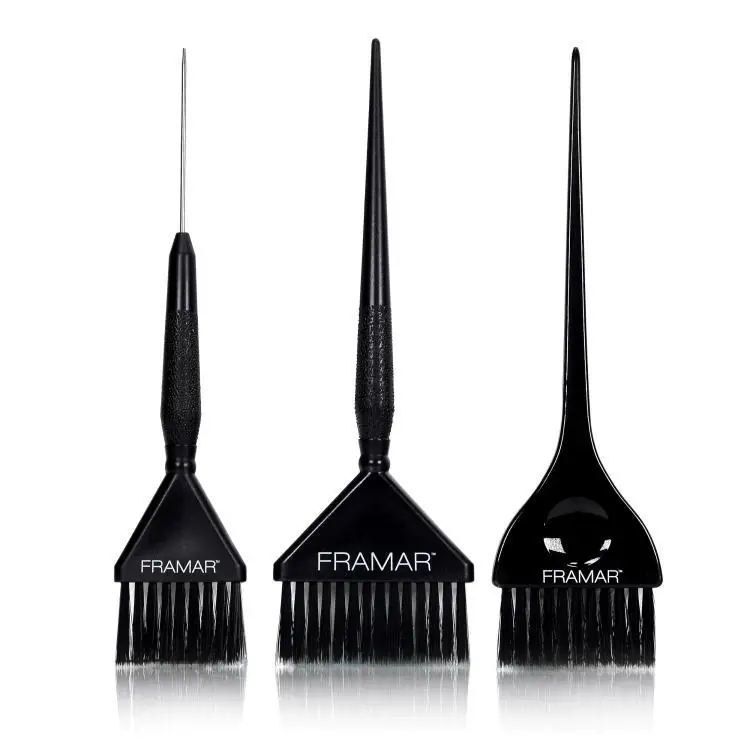Meistverkauft Framar Färbepinselset Family Pack schwarz