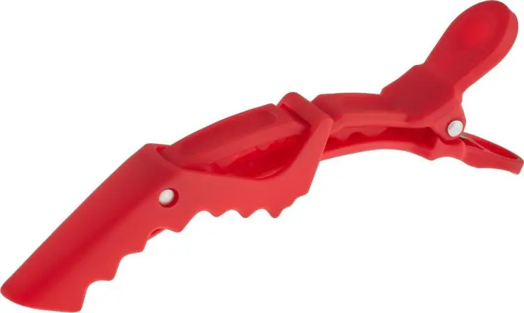 Efalock Shark-Clips Soft Red Neu Im Sortiment